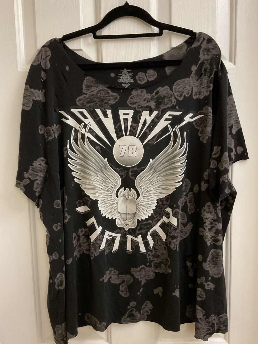 JOURNEY Upcycled Licensed Graphic Logo Tee Size XXL